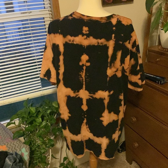 Custom Reverse Dyed Misfits Marilyn Monroe Oversized Tee Shirt - Picture 3 of 4